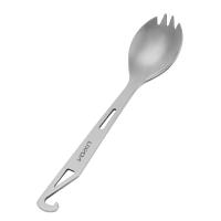 Lixada Cuchara De Acero Inoxidable Con Mango Largo Y Abrebotellas Para Exterior Plataforma De Alimentos Para Viajes Y Camping - details 12