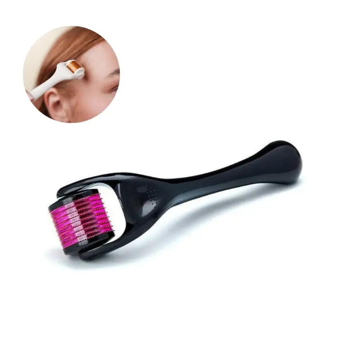 OPALBEAUTY- Dermaroller Cabello 0,50 mm - Estimula el Crecimiento del Cabello y Mejora la Salud Capilar, Microneedling para Reactivar Folículos y Absorber Tratamientos Capilares, Ideal para Uso en Casa y Rutinas de Cuidado del Cabello - 1