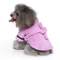 Bata De Baño Para Perros Con Gorro Ropa De Dormir Suave Para Mascotas Calienta Y Seca El Pelaje Ideal Para Perros Y Gatos Pequeños - details 15