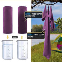 Toallas De Microfibra Para El Hogar Y Yoga Absorbentes Super Tamaño 40cmX80cm 152cmX76cm Pack De 2 Rojo Azul Morado - details 2