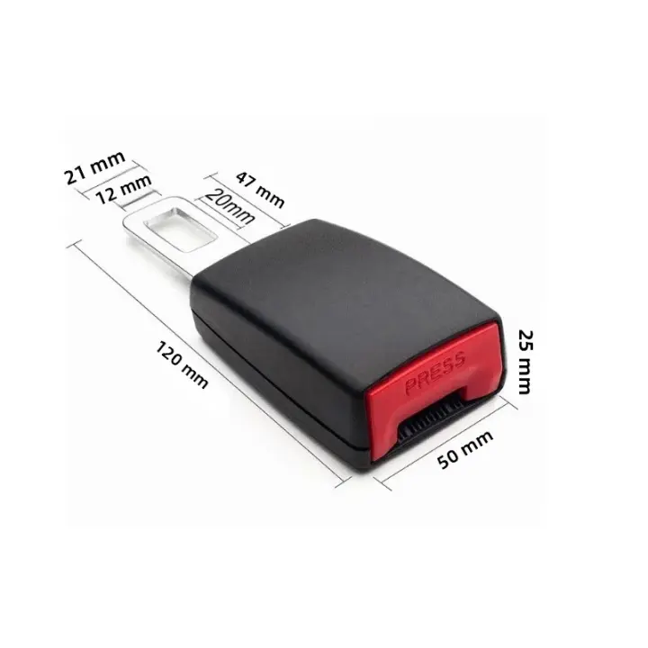 Extensor De Cinturón De Seguridad Para Coche Cubierta De Almohadilla Accesorios De Coche Material ABS + Acero 1 Pieza/2 Piezas - 1