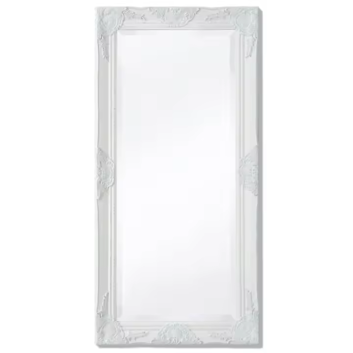 vidaXL Espejo de Pared Estilo Barroco con Dimensiones 100 x 50 cm Color Negro,  Dorado,  Plateado y mas - 1