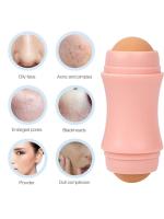 Rodillo De Absorción De Aceite Para La Cara Con 2 Bolas Herramienta De Cuidado De La Piel De Piedra Volcánica Lavable Eliminador De Aceite Facial Para Maquillaje - details 0