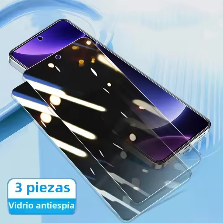 3Pcs Vidrio Templado De Privacidad Para Samsung Galaxy A32 A24 A05 A04 A14 A24 A34 A54 A12 A73 A32 A52 Protector De Pantalla Anti-espía - 1