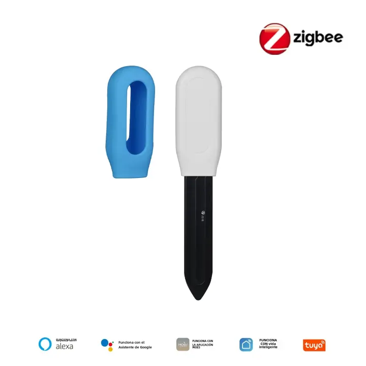 Sensor De Humedad Y Temperatura Del Suelo MOES Smart ZigBee Monitor De Plantas Detector De Jardín Automatización De Riego - 1