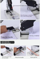 Huapuda Gran Capacidad De Encuadernación De Tornillos Estuche Manual De Metal Resistente Para 100/200 Hojas - details 8