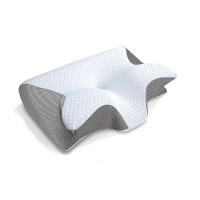 Almohada Cervical de espuma viscoelástica, almohada ortopédica de contorno ergonómico 2 en 1 para el dolor de cuello, almohadas de soporte contorneadas, 1 unidad - details 7