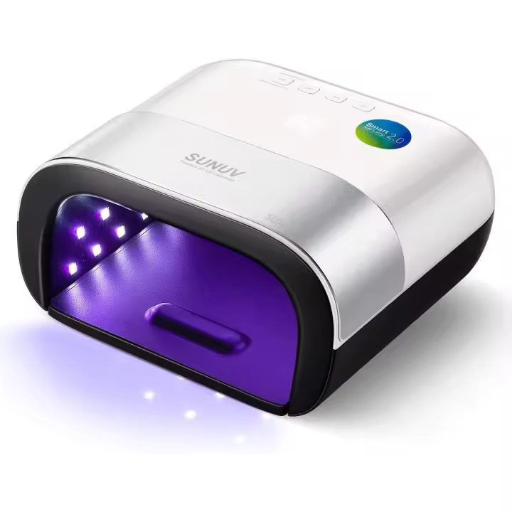 SUNUV Lámpara Led UV Uñas Profesional, Secador LED/UV Gel Esmalte de Uñas Curado Luz Máquina, Con Sensor Automático y Pantalla LCD en el Hogar y el Salón - 1