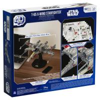 SPIN MASTER - 4D Build - MAQUETA CAZA ESTELAR T-65 ALA-X - Puzzle Star Wars 3D - Juguetes de Star Wars - Maquetas Juego Construcción - Puzzles para Adultos y Niños - 6069813 - Juguetes Niños +12 años - details 2