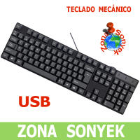 Teclado USB ESPAÑOL, 104 Teclas, conexión USB. TRICOM - details 1