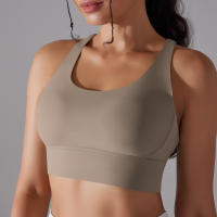 Sujetador Deportivo Para Mujer Alta Soporte Impacto Yoga Running Quick Dry Top Deporte Gimnasio Padded Bralette Sexy - details 32