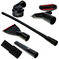 Piezas De Aspiradora Accesorios De Limpieza Extensiones De Tubo Recto Y Cepillo Redondo Para Sofá Y Cama Material ABS + PP - details 1
