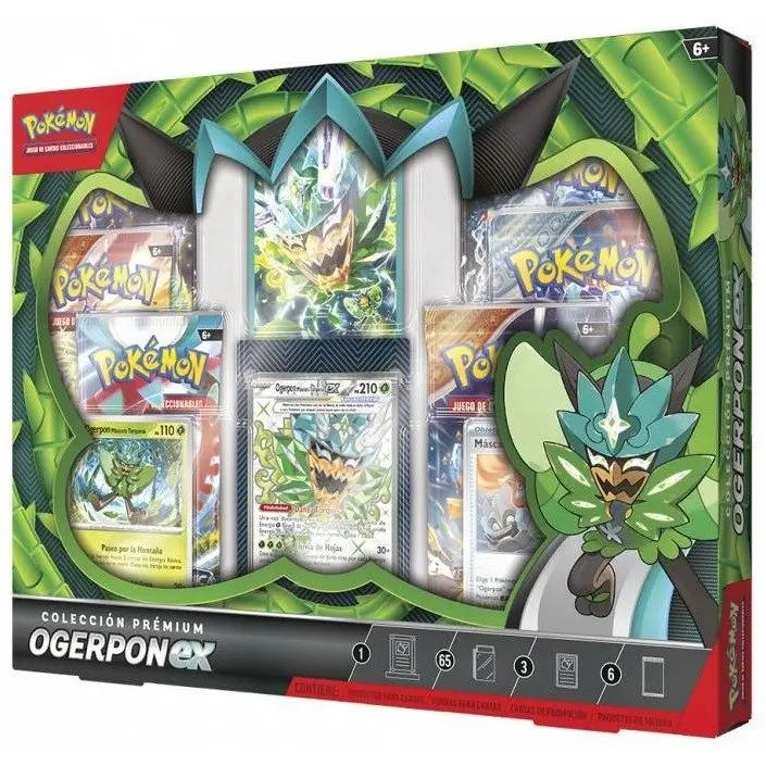 Caja  Premium Ogerpon Ex - ESPAÑOL - Cartas Pokemon Originales Tcg - 1