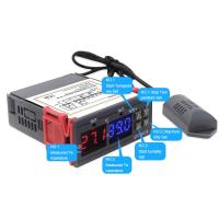 Termostato Digital STC 3028 Control De Temperatura Y Humedad Para Incubador Hygrostat AC 110V 220V DC 12V Hygrometer Medidor De Ambiente - details 1