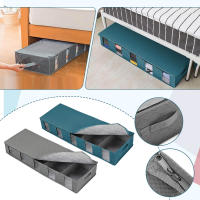 Cajas De Almacenamiento Bajo La Cama Delication Grandes Organizador De Ropa Ecológico Transpirable Para Armario - details 0