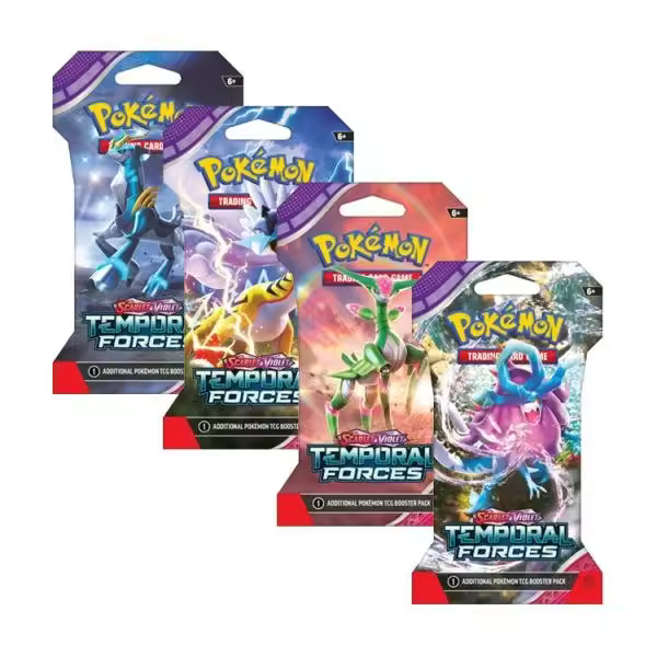 1 Blister Temporal Forces - ESPAÑOL - Cartas Pokemon Original Sellado Tcg Jcc Cartas - 1