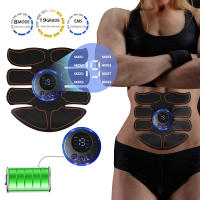 Estimulador Muscular EMS Inalámbrico Para Entrenamiento Abdominal Y Adelgazamiento Corporal Masajeador Eléctrico De ABS - details 0