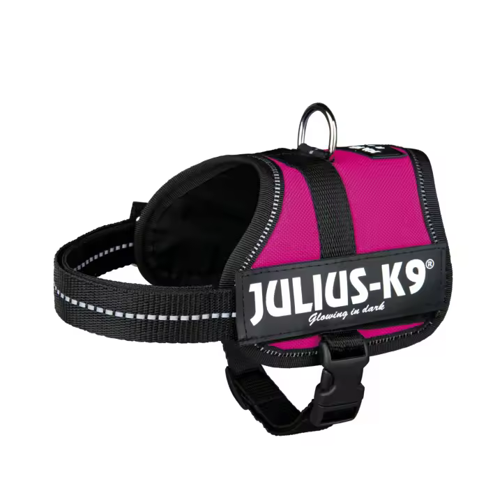 TRIXIE Arnés Julius-K9, 3/XL, 82–118 cm, Fucsia - 1
