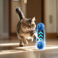 Bola Inteligente Para Perros Juguetes Electrónicos Interactivos Moverse Y Rebotar Automáticamente USB Para Puppies Y Gatos - details 2