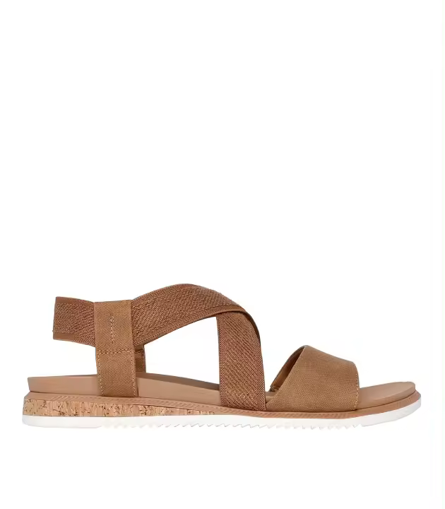 Sandalias Skechers mujer BOBS Desert Kiss Low 114705 color camel - 1