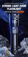 Linterna Fiash 1200 Lúmenes Con Iluminación Fuerte Zoom Batería 18650 Lámpara LED Distancia De Iluminación 100-200 M Material ABS - details 0