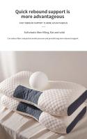 Almohada De Cuello Ortopédica Para Dormir 2024 Almohada De Masaje SPA Para El Cuello Con Fibra De Soja Ayuda En El Sueño Y Protección Del Cervical Para Adultos - details 8