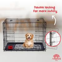 AREBOS Jaula para perros S Caja de transporte para perros Caja celosía plegable - details 13
