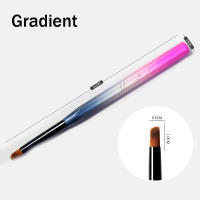 Pincel De Arte Para Uñas Gradient Color Dibujo Y Pintura De Plumas Para Diseño De Tiras De Uñas DIY Manicura Rosa Con Negro - details 12