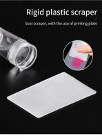 Kit De Estampado De Uñas LULAA Con Doble Cabeza Y Desbasteador Herramientas De Manicura Accesorios Para Uñas Silicona Transparente - details 7