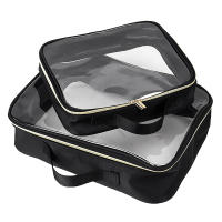 Bolsa De Maquillaje Transparente Y Impermeable Para Viajes Organizador De Cosméticos Grande Para Mujeres Estuche De Belleza Portátil - details 0