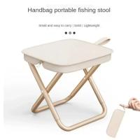 Silla De Camping Plegable Ultra Ligera Impermeable Y Antióxido Para Pesca Y Picnic Con Manillar De Mano Estilo Moderno Metal - details 4