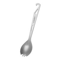 Lixada Cuchara De Acero Inoxidable Con Mango Largo Y Abrebotellas Para Exterior Plataforma De Alimentos Para Viajes Y Camping - details 8
