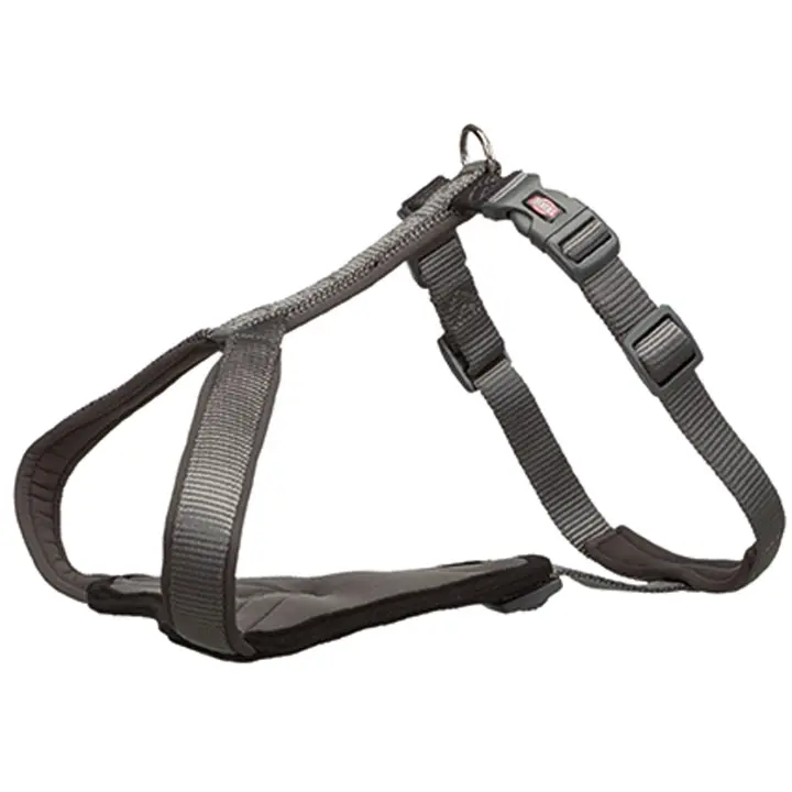 TRIXIE Arnés-Y Premium, XXS–XS,27–32cm/10mm,Grafito - 1
