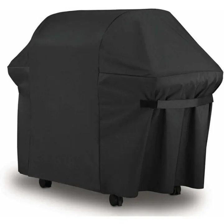 Cubierta protectora para barbacoa, cubierta para parrilla de barbacoa, Anti-UV/anti-agua/anti-humedad, impermeable, parrilla de Barbuae para exteriores, color negro - 1
