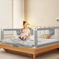 Aqrau barrera de cama plegable de 150 cm especial cama Barandilla para cama - details 2