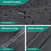 Cubierta Redonda De Acero Para Piletas De Fuego 600D Tela De Oxford Resistente Al Viento Y Anti-UV Para Muebles Al Aire Libre - details 1