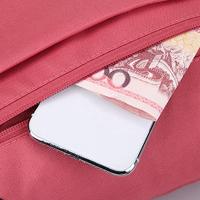 Mochila Deportiva De Viaje Mini Para Mujeres Y Hombres Sencilla Y Ligera De Polyester Con Cierre De Cremallera Estilo Casual - details 14