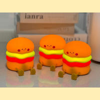 Lámpara De Noche Creativa McMan Burger Pat USB Cargando Regalo De Cumpleaños Para Bebé Luz De Noche Para El Escritorio - details 6