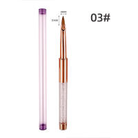 Pincel De Dibujar Para Uñas Con Diamantes Y Patrones De Líneas Herramienta De Manicura Acrílico UV Gel Extensión 5Estilos - details 6
