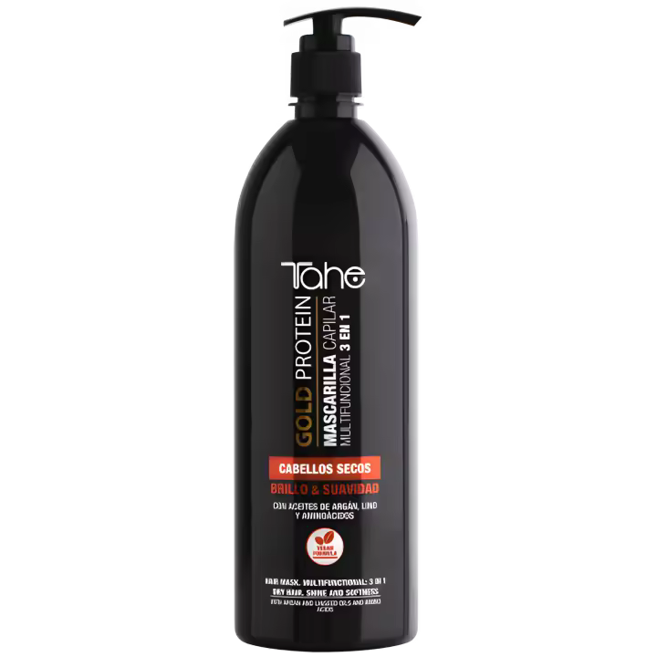 Tahe B.A.-Gold Protein-Cab.Secos-Mascarilla 1000 Ml C/Dosif - 1