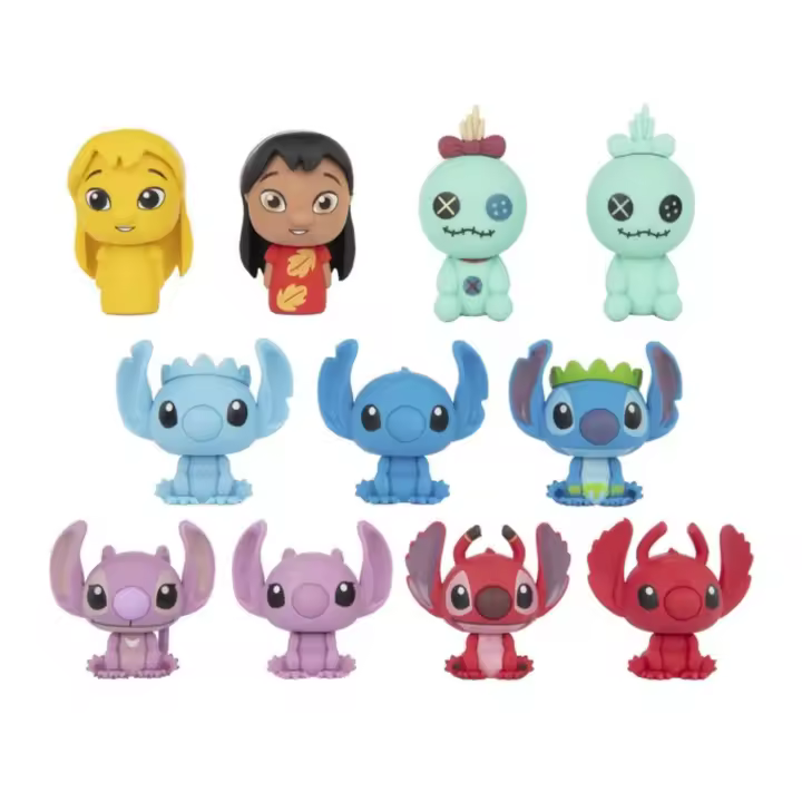 Pro Navidad® Figuritas Coleccionables Sorpresa SAMBRO Lilo & Stitch  Figuritas Puzzle con Olores - Gomas de Borrar  Producto Original con Sello y Garantía - Pro Navidad® Por unas fiestas más que especiales - 1