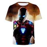 Camiseta Disney Iron Man 3D Cartoon Anime Streetwear Casual Oversized Para Hombres Mujeres Niños Chicos Y Niñas - details 10