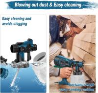 1400ML Electric Spray Gun 800W High Power HVLP Paint Sprayer Auto Furniture Steel Coating Airbrush for Home DIY With 4 Nozzles - details 4