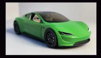Modelo De Coche Tesla Roadster Deportivo a Escala 1:24 En Aleación Metal Juguetes Para Niños Decoración Colectiva Para Hogar Regalo Para Niños Mayores De 14 Años - details 13