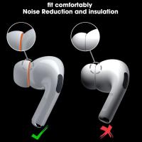 Almohadillas De Silicona Para Apple AirPods pro 2 1 Tampón De Oreja Reemplazo De Esponja De Memoria Para Auriculares - details 3