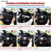 Cubierta De Volante Automotriz De Seda Hielo Transpirable Para Coche Tela De Malla Ajuste Para 14.5-15 Pulgadas Sin Anillo Interno - details 6