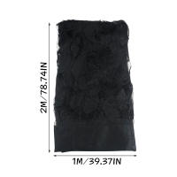 Cortina De Macramé Negra Con Mariposa Cortina De Luz Pared Colgante Tela De Colgador De Puerta Partición De Habitación Decoración De Hogar Cortina De Ventana - details 2