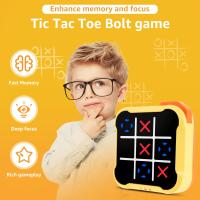 Juego De Mesa Portátil Multifuncional 3en1 TIC-TAC-TOE Y Ajedrez Para Niños Juguete Educativo Handheld Con Pantalla Táctil Regalo Ideal - details 4