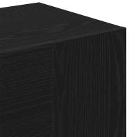 vidaXL Armario de Pasillo Roble Negro Madera Elaborada 97.5 x 37 x 99 cm - details 5