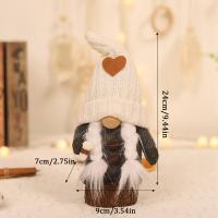 Muñeco De Terciopelo Sin Caras Gnomos Del Café Decoración Navideña Para Casa Muñeco De Knit Gnomos Del Café Ornamento De Feria Moderno Para Dormitorio Y Cocina - details 20